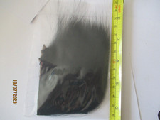 Toppa pelliccia runner artico nera vera islandese capelli di cavallo mosca materiali per legare