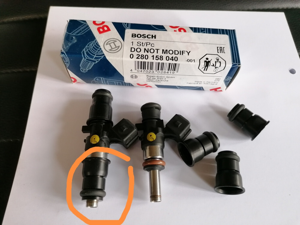 Einspritzdüsen Adapter Fastlane CNC Billet R36 R32 RS4 RS6 Turbo Kurz