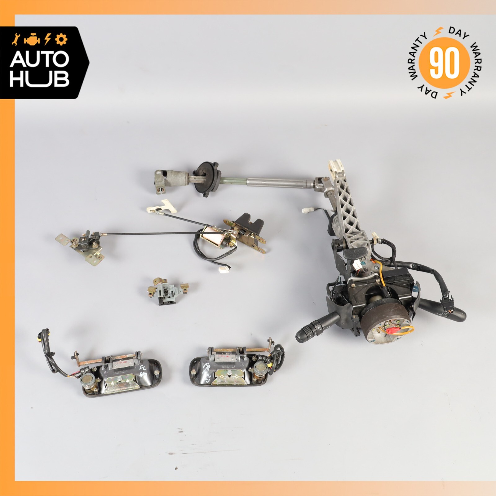02-07 Maserati Spyder 4200 M138 GT Steering Wheel Column w/ Lock Set OEM 61k