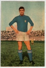 FIGURINA PATUZZI CALCIATORI 1965 1966 GUARNERI NAZIONALE ITALIA  SENZA VELINA