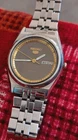 Seiko 5 Watch Automatic Vintage  Black dial  6309 day date @ Japan