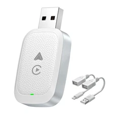 Wireless CarPlay Adapter Dongle for iPhone – Plug & Play USB Apple CarPlay
