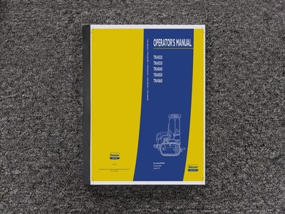 New Holland TK4020 TK4030 TK4040 Tractor Owner Operator User Manual 84382203