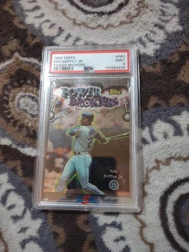 1999 Topps Ken Griffey POWER BROKERS PSA9