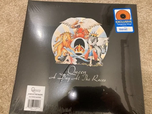 Queen–A Day At The Races Special Release Half Speed Tangerine Vinyl New/Sealed!