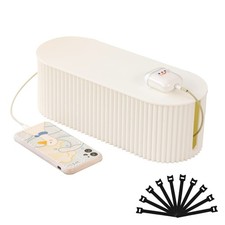 Cable Management Box with 10 Cable Ties, Organizer Box for Power Strips, Surg...