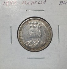 1893 Isabella Quarter Bu