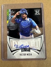 2021 Leaf Draft Victor Mesia- Base Autographs Victor Mesia #BA-VM1