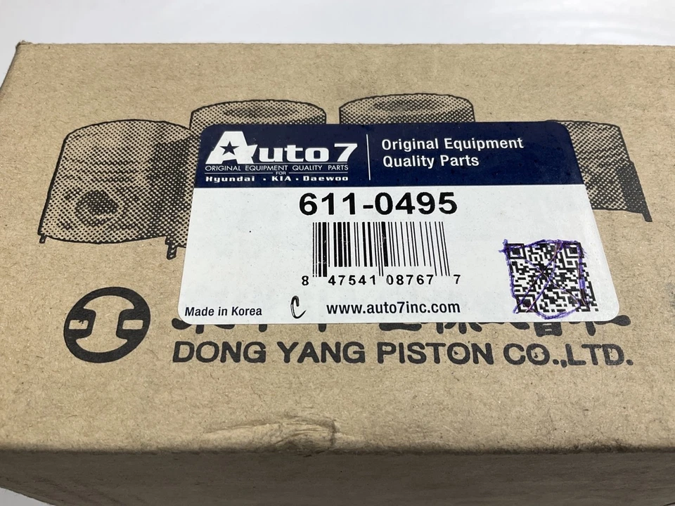 Juego de pistones de motor automático 7 611-0495 (estándar) para Kia Soul 2010-2011 1,6 L-L4 Foto 4 de 4