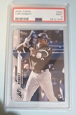 2020 Topps Series 2 - Luis Robert #392 Batting (RC) PSA 9 White Sox