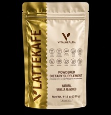 VitalHealth LatteKafe Mushroom Coffee Powder ...
