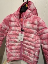 Ozark Trail Pink And White Kids Puffer Jacket 10-12