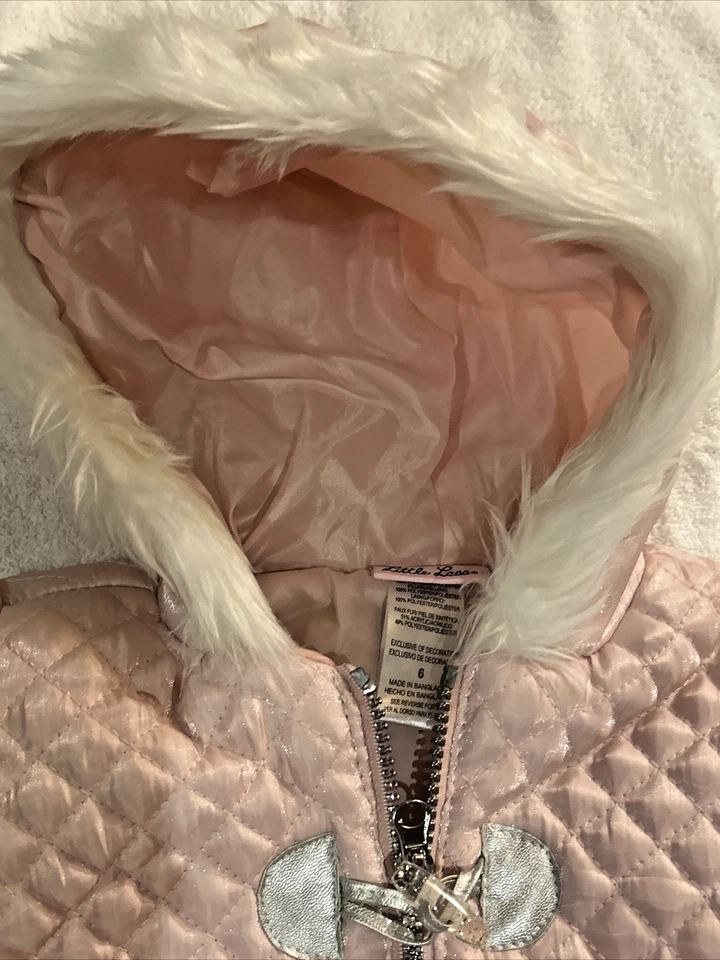 Chaleco con capucha Little Lass niñas talla 6 Foto 3 de 4