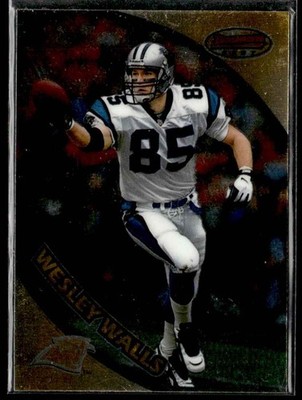 1997 BOWMAN'S BEST WESLEY WALLS #5 CAROLINA PANTHERS 3288