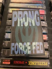 Prong *Force Fed *cassette tape *NM/NM *1989 *In-Effect *3004-4 *THRASH METAL