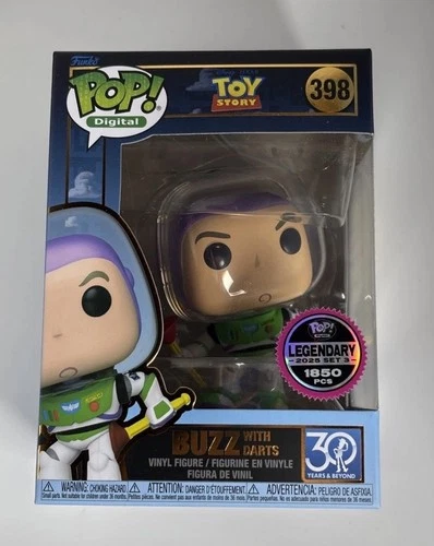 BUZZ LIGHTYEAR With DARTS Funko Pop 1/1850 Pcs TOY STORY Pixar DISNEY