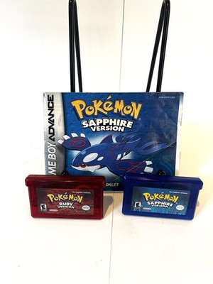 Pokémon: Ruby Version And Pokemon Sapphire Version With Manual - AUTHENTIC