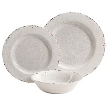 Studio California Melamine Mauna 12 Piece Dinnerware Set