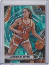 JUSTICE CARLTON 2024-25 BOWMAN BEST U BASKETBALL AQUA LAVA REFRACTOR # 69/199