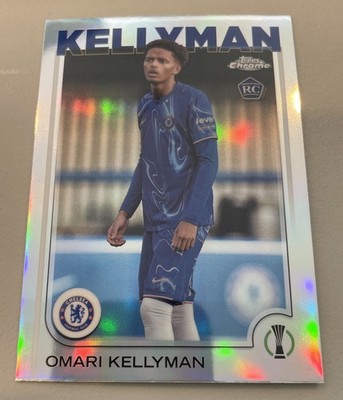 2024-25 Topps Chrome Uefa Club Competitions - Omari Kellyman #106 Refractor (RC)