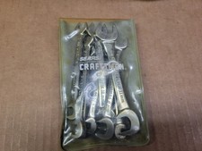 Vintage Craftsman Usa 8-piece Metric Open End Wrench Set With Pouch No 4308 Vintage Craftsman Usa 8-piece Metric Open End Wrench Set With Pouch No 4308