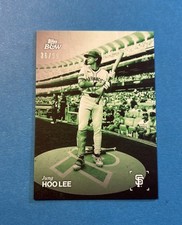 2025 Topps Back & White, Jung Hoo Lee SP, Green, 36/99, SF Giants