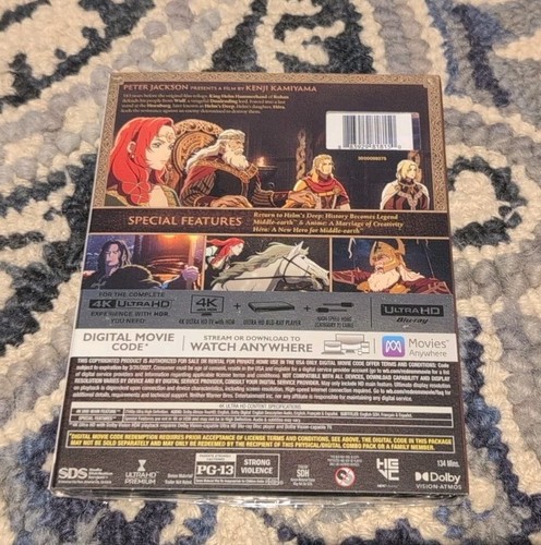 Lord Of The Rings War Of The Rohirrim 4K Blu-ray With Slipcover - Picture 3 of 3
