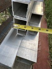 1/8" Wall x 2" x 2" Square Aluminum Tube x 24" Long, 6061 Aluminum 2 Ft. (1 Pc.)