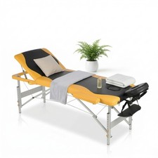 Massageliege Massagetisch Massagebank Alu 3 Zonen Klappbar Mobil Liege