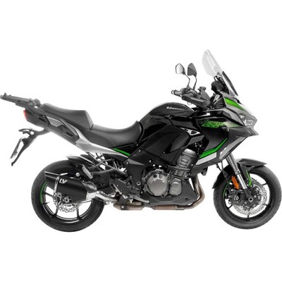 LeoVince LV-14 R Slip-On Muffler - Black for Kawasaki Versys 1000 15623BU
