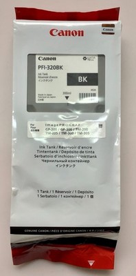 Original Canon Tintenpatrone PFI-320BK schwarz black   2890C001 (MHD 2025)