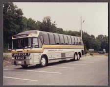 American Eagle Prevost #828 Charter bus snapshot 1989