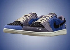 (MEN) Zion Williamson x Jordan 1 Low OG Voodoo Alternate Blue Size US 7-12