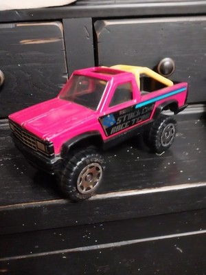 Vintage Buddy L Pickup Truck Stock Car Race Team 1982 Red 8'' x 3''  Good Wheels
