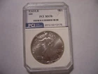 1992- SILVER EAGLE PCI MS-70