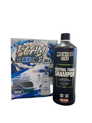 Maniac Line Neutral Foam Shampoo & Foam Cannon Kit | High-Foaming Wash