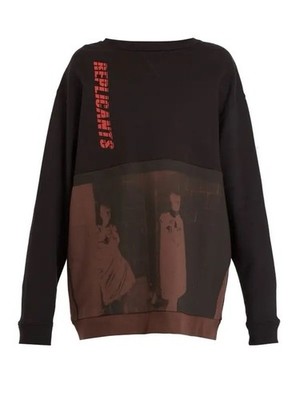 Raf Simons SS18 Replicant Blade Runner Crewneck Sweater Oversized Size S
