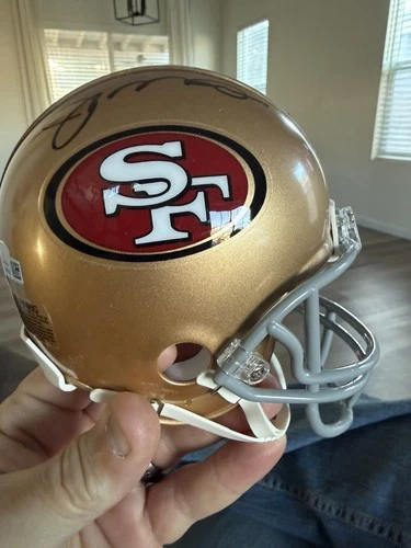 Joe Montana 49ers Autographed Mini Football Helmet Fanatics Authenticated