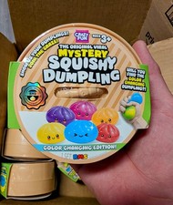 NEW Crazy Fun Color Changing Edition Squishy Dumpling Bun Set