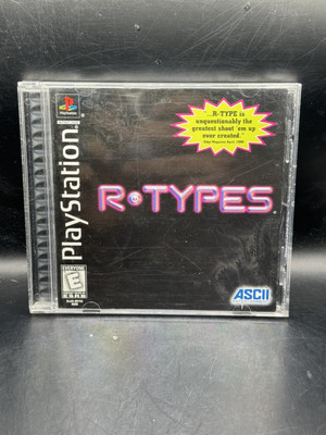 R-Types (Sony PlayStation 1, 1998) CIB Black Label w/ Registration Card