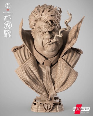 3D Printed 16K Resin Sam Portrait SPAWN Bust B3dserk | 1:4 Scale | UNPAINTED