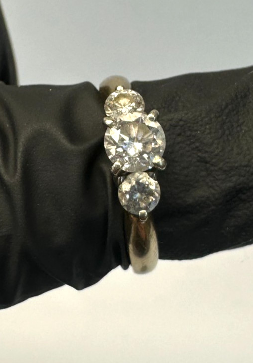 Engagement Ring 14K 1.25 Carat of Diamonds Professionally Appraised Pricing View 2