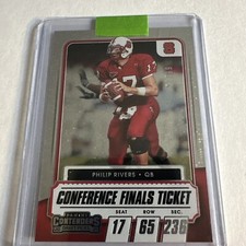 2021 Panini Contenders Draft Picks Conference Finals Ticket /99 Philip Rivers