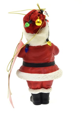 "Posible Adorno de Ropa de Sueño Department 56 "Chimenea Light Santa" #4038764 - Imagen 2 de 2