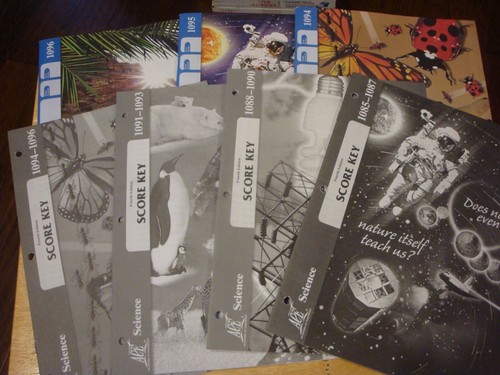 ACE School Of Tomorrow, 8th Grade- Science Paces, Score Key -Fourth ...