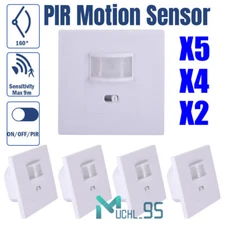 110V - 240V Occupancy Motion Sensor Light Switch PIR Infrared Motion Wall Switch