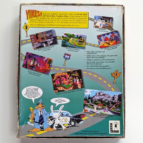 Sam & Max: Hit the Road - Big Box Boxed - VERY RARE - PC IBM CD-ROM - Picture 2 of 24