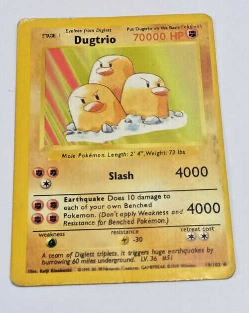 1995 diglett pokemon card value #52 Prices | Team Rocket 1995 Dugtrio Extremely Rare Pokmon