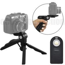 Mini Tripod Tabletop Stand Pistol Grip for Canon Nikon Sony With Shutter Remote