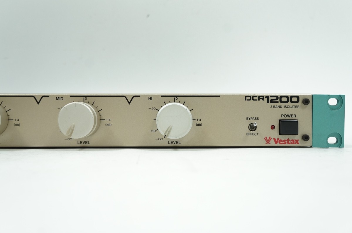 DJ機材 Vestax Dcr-1200 3 band isolator Vestax DCR-1200 3 Band Isolater DCR1200 DJ EQ Filter w/ 100